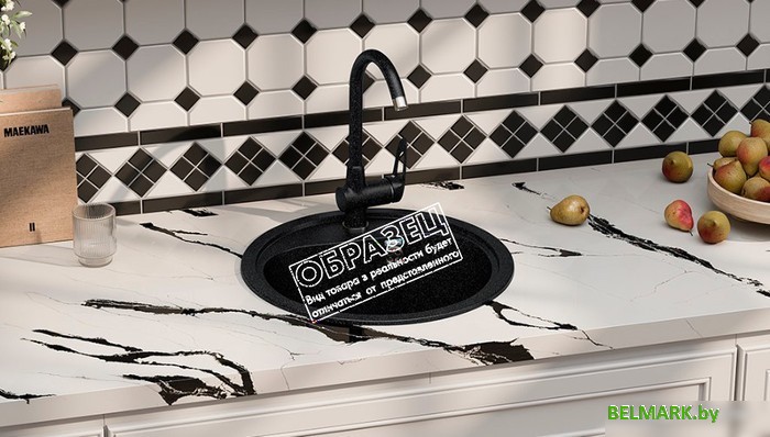 Кухонная мойка Ulgran U-700 (308 черный) - фото2