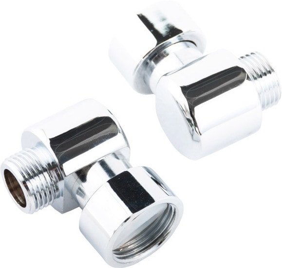 Соединитель Tim Угловой 3/4x1/2 г/ш с накидн., хром K04-LFM032 - фото