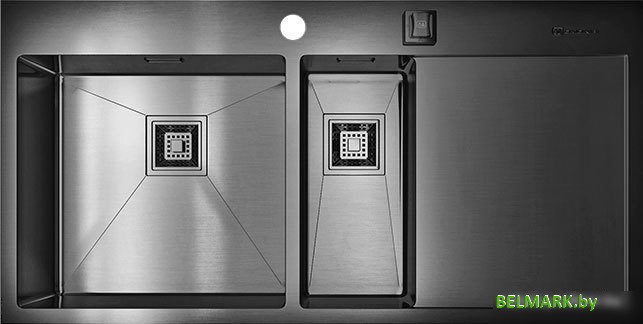 Кухонная мойка Omoikiri Akisame 100-2-GM-L [4993103] - фото