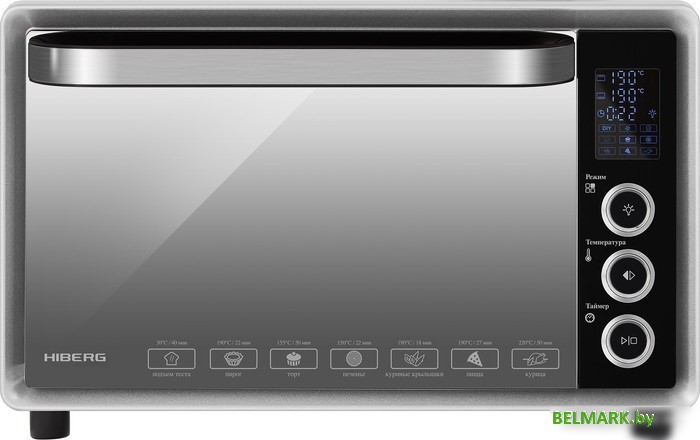 Мини-печь Hiberg PR 400 (dark moon) - фото