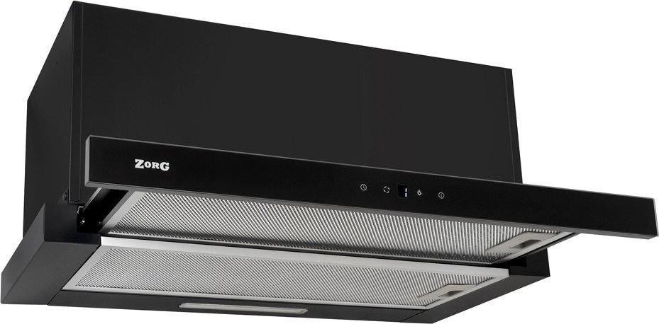Кухонная вытяжка ZorG Turbo 1260 60 S (черный) - фото