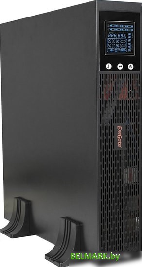 Источник бесперебойного питания ExeGate SinePower UHB-3000.LCD.AVR.C13.RJ.USB.2U - фото