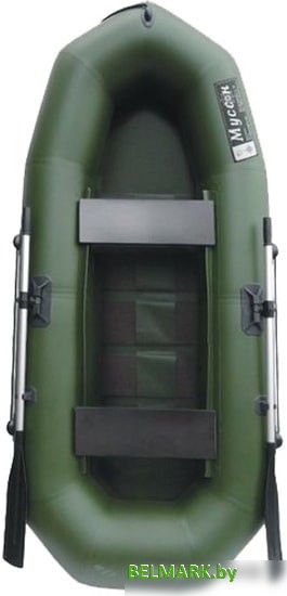 Гребная лодка Муссон R 260 РС (зеленый) - фото