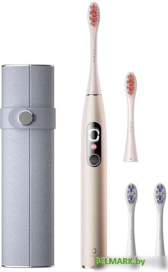 Электрическая зубная щетка Oclean X Pro Digital Set (золотой) - фото