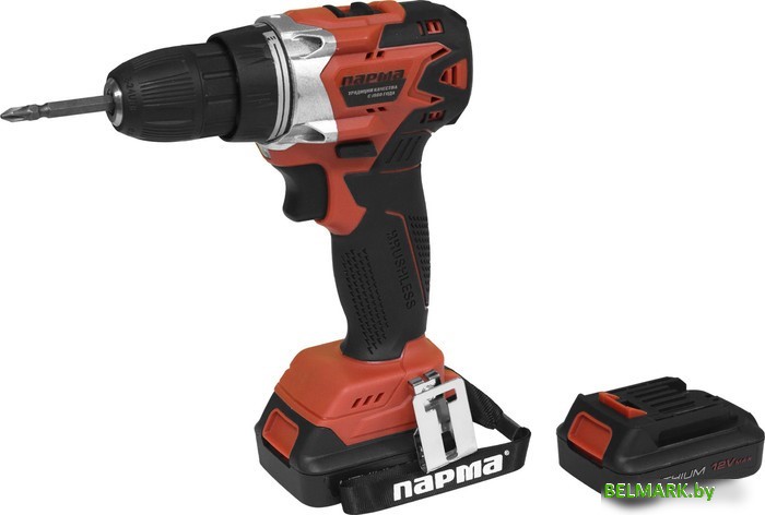 Дрель-шуруповерт Парма ДША-02А-1512/2Li 02.021.00014 (с 2-мя АКБ, кейс) - фото