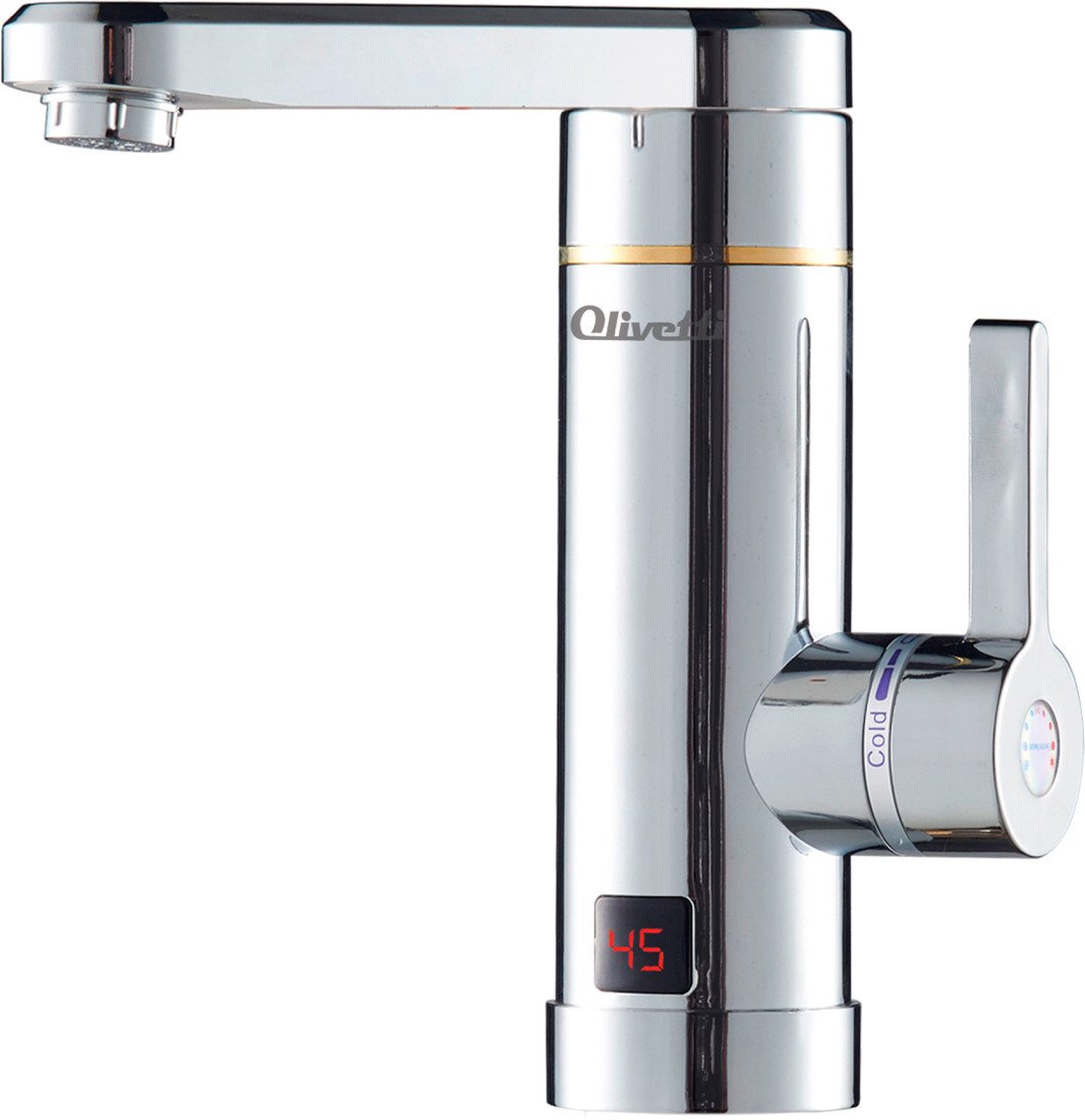 Проточный электрический водонагреватель-кран Olivetti OL-WH4053SS - фото