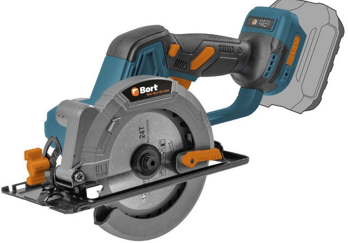 Дисковая (циркулярная) пила Bort BHK-18Li-125 Solo (без АКБ) - фото