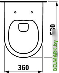 Унитаз Laufen Pro Rimless 8209660000001 (без сиденья) - фото2