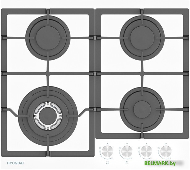 Варочная панель Hyundai HHG 6436 WG - фото