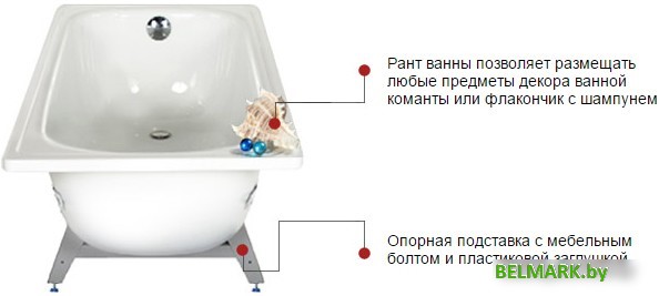 Ванна Antika А-40001 140x70 - фото2