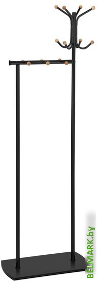 Вешалка для одежды Signal Simon (черный/бук) - фото