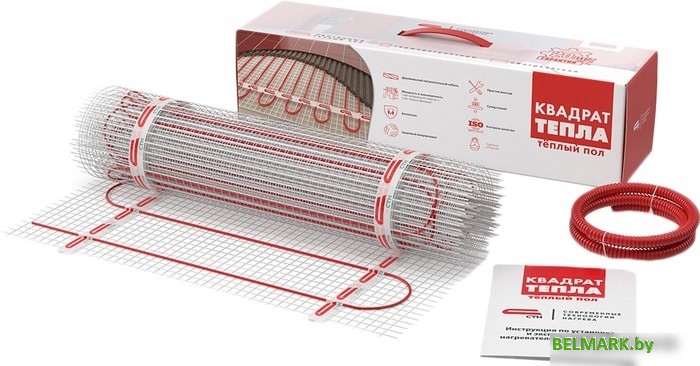 Нагревательный мат СТН Квадрат тепла 1 кв.м. 150 Вт - фото