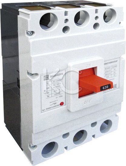 Выключатель автоматический КС ВА 88-630S 500А 3P 50кА SVA88-3-63050050 - фото