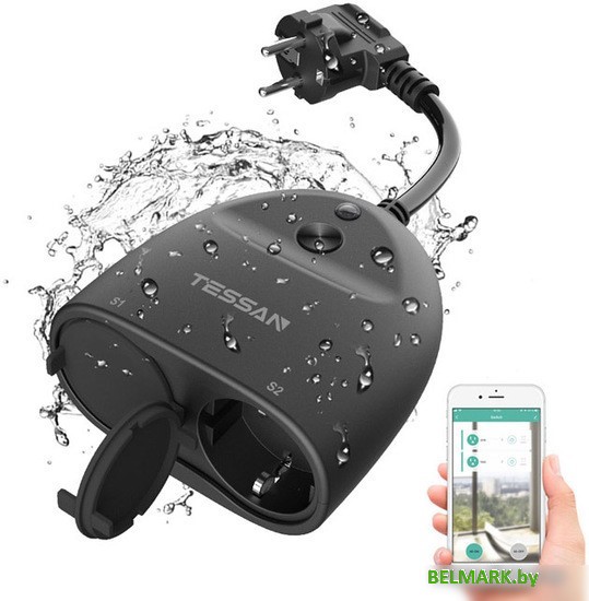 Сетевой фильтр Tessan TS-EOP03-EU (черный) - фото