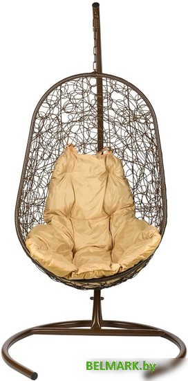Подвесное кресло BiGarden Easy (коричневый/бежевый) - фото2