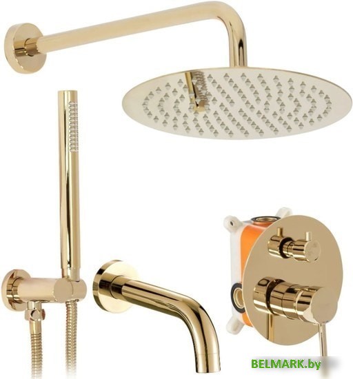 Душевая система Rea Lungo REA-P4125 (золотой) - фото