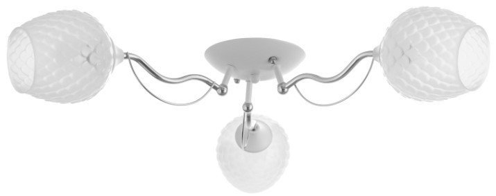 Люстра BayerLux Элия 9227464 (белый/хромовый) - фото