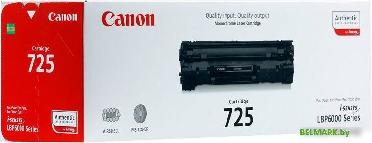 Картридж Canon Cartridge 725 - фото2