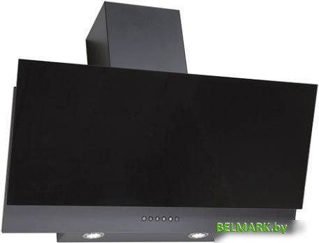Кухонная вытяжка Elikor Рубин S4 90П-700-Э4Д (антрацит/черное стекло) - фото