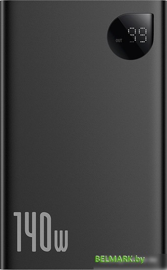 Внешний аккумулятор Baseus Adaman Digital Display Fast Charge Power Bank 140W 24000mAh (черный) - фото