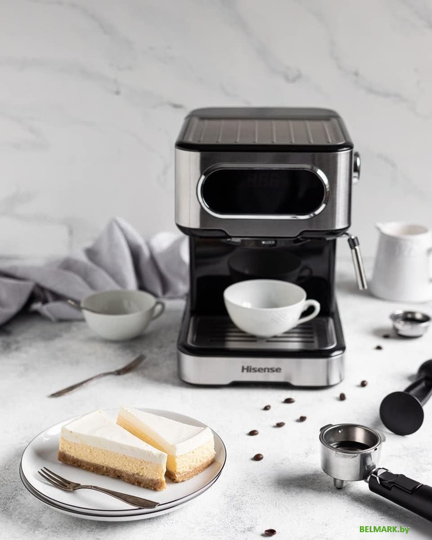 Рожковая кофеварка Hisense HESCM15DBK - фото2