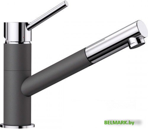 Смеситель Blanco Kano-S (хром/темная скала) - фото