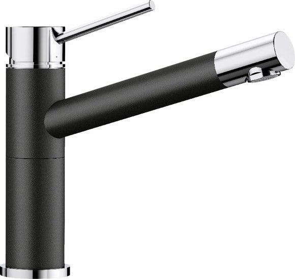 Смеситель Blanco Alta Compact 526162 (черный/хром) - фото