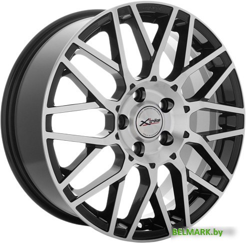 Литые диски X'trike X-131 17x7" 5x114.3мм DIA 66.1мм ET 40мм BK/FP - фото