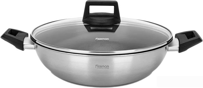 Сковорода ВОК Fissman Steel Pro 5459 - фото