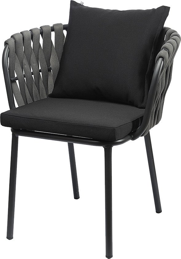 Стул Bergenson Bjorn Braid BB0000812 (серый/черный) - фото