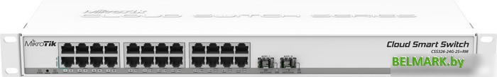 Коммутатор Mikrotik CSS326-24G-2S+RM - фото