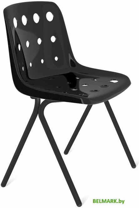 Стул Sheffilton SHT-ST56/S186 (черный/черный муар) - фото