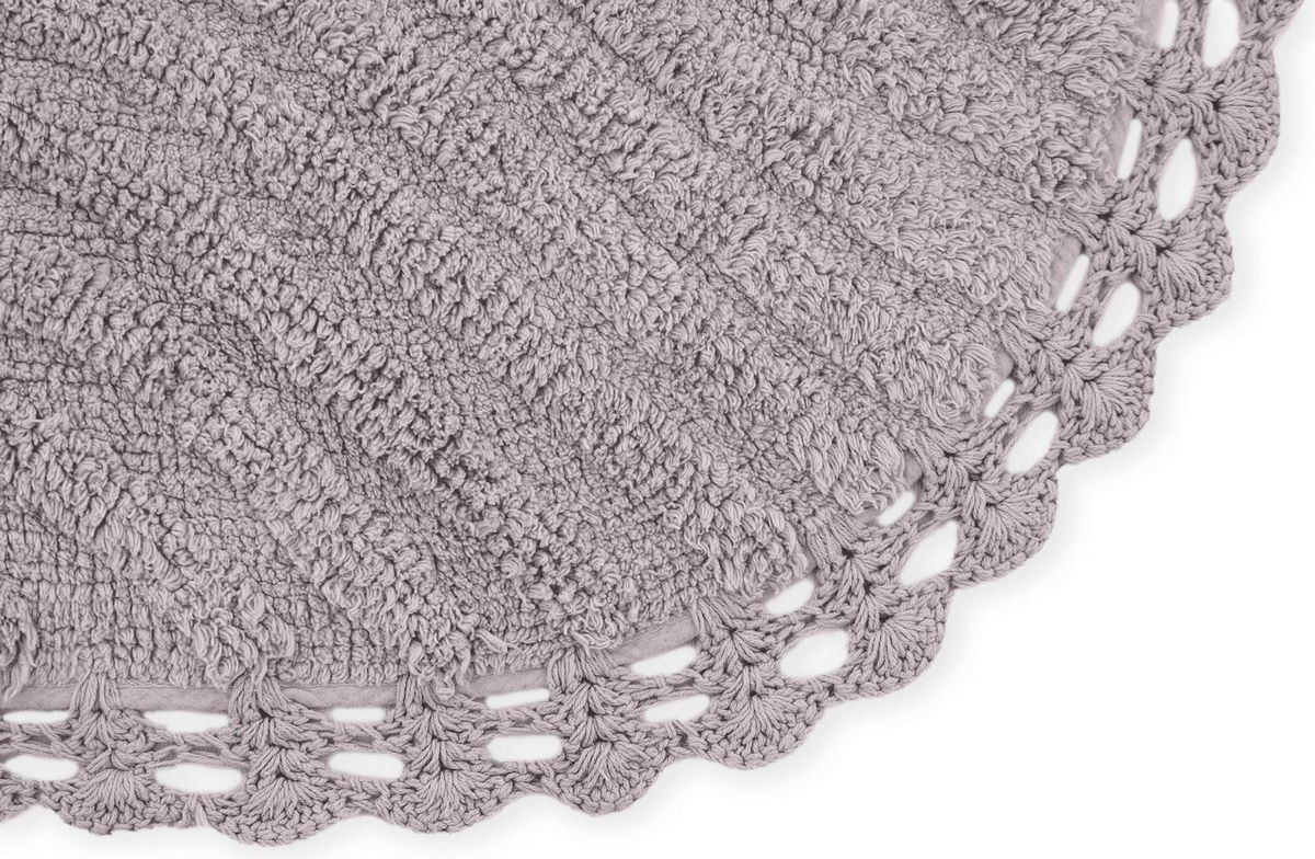Коврик для ванной Sofi De MarkO Sierra Кружевной 50x70 КВ-СР-7-50х70 (серый/лиловый) - фото2