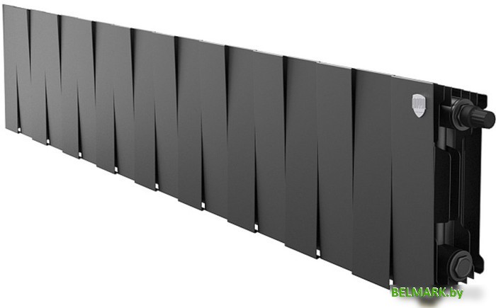Биметаллический радиатор Royal Thermo PianoForte 200 Noir Sable VDR (18 секций) - фото