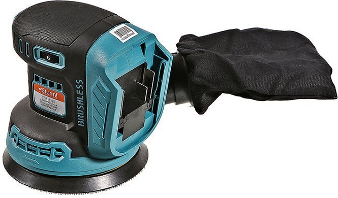 Эксцентриковая шлифмашина Sturm COS18125 (без АКБ) - фото2