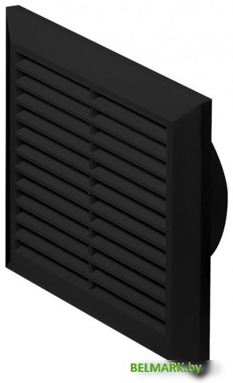 Вентиляционная решетка Awenta Classic T27CZ 20х20/d150 (черный) - фото