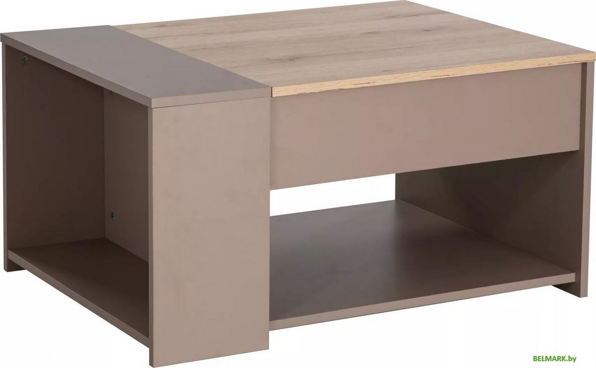 Журнальный столик Signal Drop (дуб/бежевый) - фото