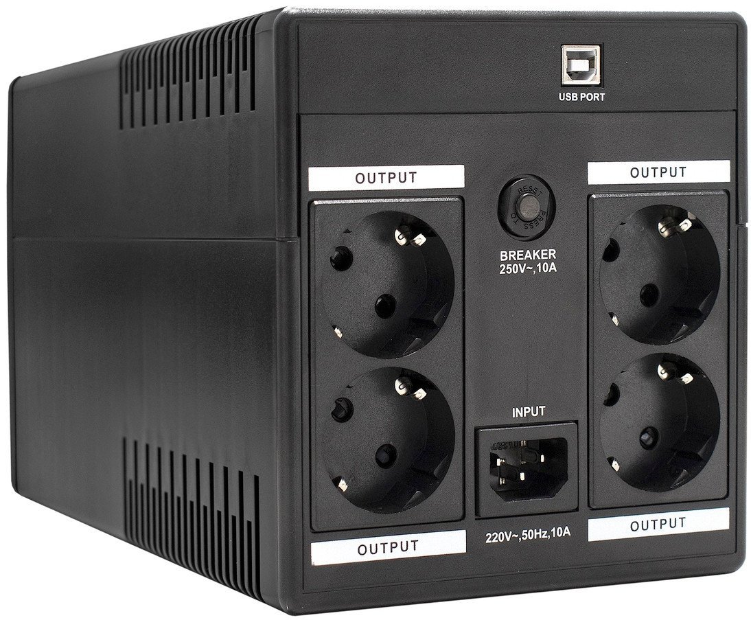 Источник бесперебойного питания ExeGate SpecialPro Smart LLB-1200.LCD.AVR.4SH.USB EP285494RUS - фото2