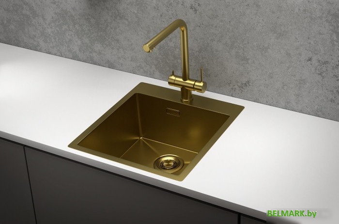 Кухонная мойка Granula GR-4600 (золото сатин) - фото2