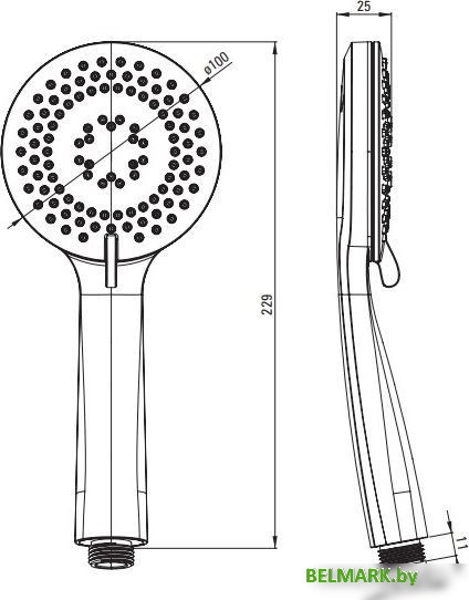Душевая система Deante Alpinia BXYZZGAM - фото2