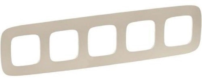 Рамка Legrand Valena Allure 754385 (тиснение, бежевый) - фото