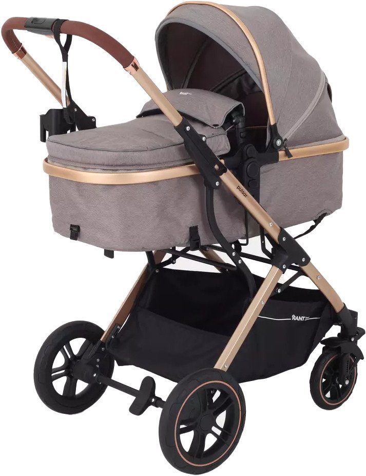 Универсальная коляска Rant Basic Pulsar Gold RA160 (2 в 1, beige) - фото