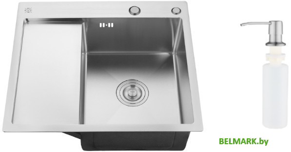 Кухонная мойка РМС MRK-5851R (с дозатором) - фото