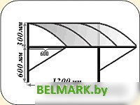 Козырек Dudo КС-24 - фото2