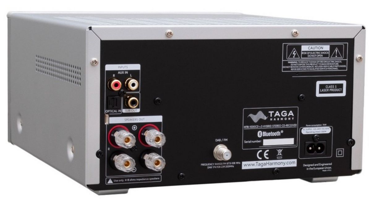 CD-ресивер Taga Harmony HTR-1000CD v.3 (серебристый) - фото2