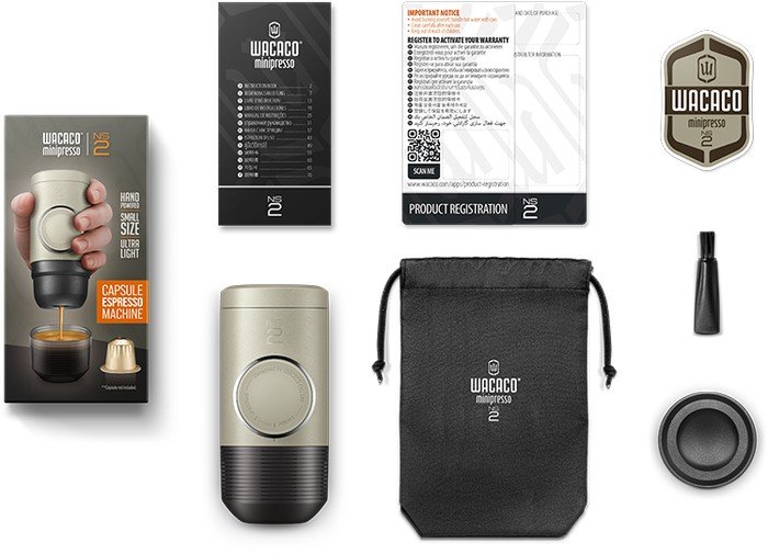 Ручная кофеварка WACACO Minipresso NS2 - фото2