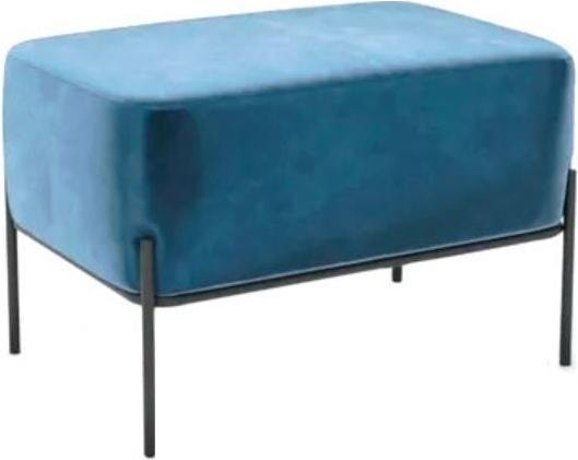 Банкетка Hype Mebel Баг (черный/синий) - фото