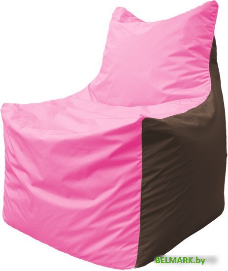 Кресло-мешок Flagman Фокс Ф2.1-200 (розовый/коричневый) - фото