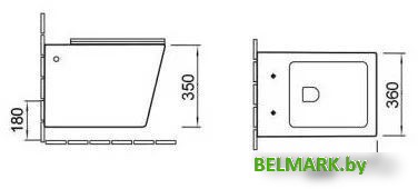 Унитаз подвесной SantiLine SL-5004SM-BD - фото2