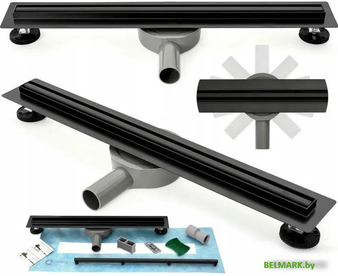 Трап/канал Rea Neo Slim Pro 50 (черный) - фото